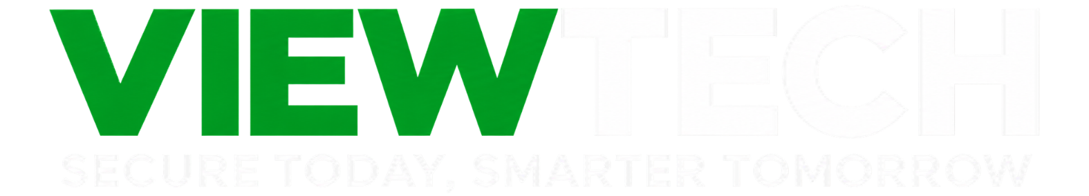 viewtech logo main white